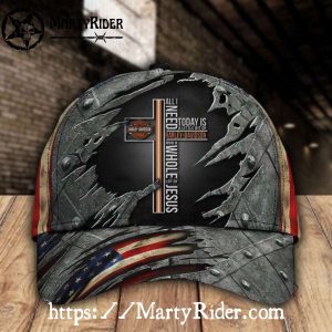 All I Need Harley Davidson Caps – Cross and Jesus Quote