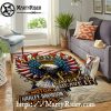 Black and White Cruiser Harley Davidson Rugs