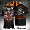 Aloha Monster Wave Harley Davidson Hawaiian Shirt