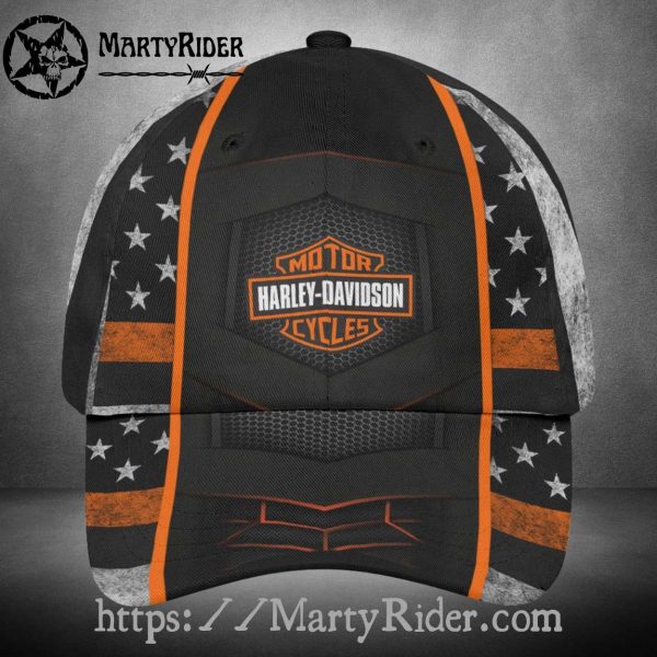 American Flag Harley Davidson Caps – Star Stripe Edition