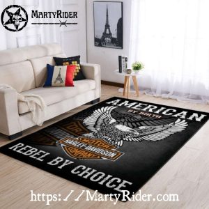 American Rebel Eagle Harley Davidson Rugs
