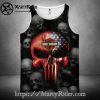 Old Man Native American Harley Davidson Tank Top