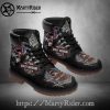 Black Tie Dye Harley Davidson Shoes Mens Harley Riding Boots