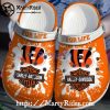 Flaming Biker Art Harley Davidson Crocs with Skeleton
