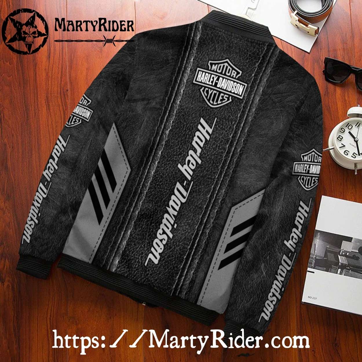 Black Leather Harley Davidson Bomber Jackets bomber harley look Black Leather Harley Davidson Bomber Jackets bomber harley look