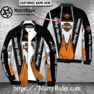 Black White Harley Davidson Bomber Jackets bomber harley jacket