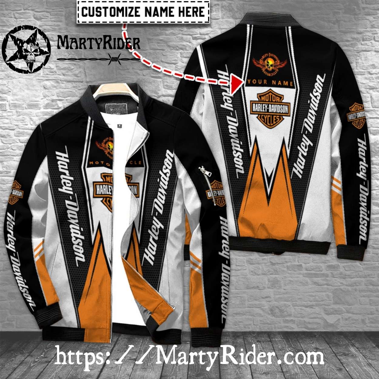 Black White Harley Davidson Bomber Jackets bomber harley jacket Black White Harley Davidson Bomber Jackets bomber harley jacket