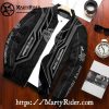 Abstract Geometric harley davidson Bomber Jackets white black