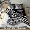 Battle Mask Harley Davidson Company Bedding Set