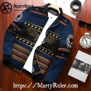Blue Eagle Harley Davidson Bomber Jackets bomber jacket harley davidson