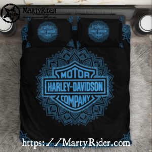 Blue Mandala Harley Davidson Company Bedding Sets Cool Edge