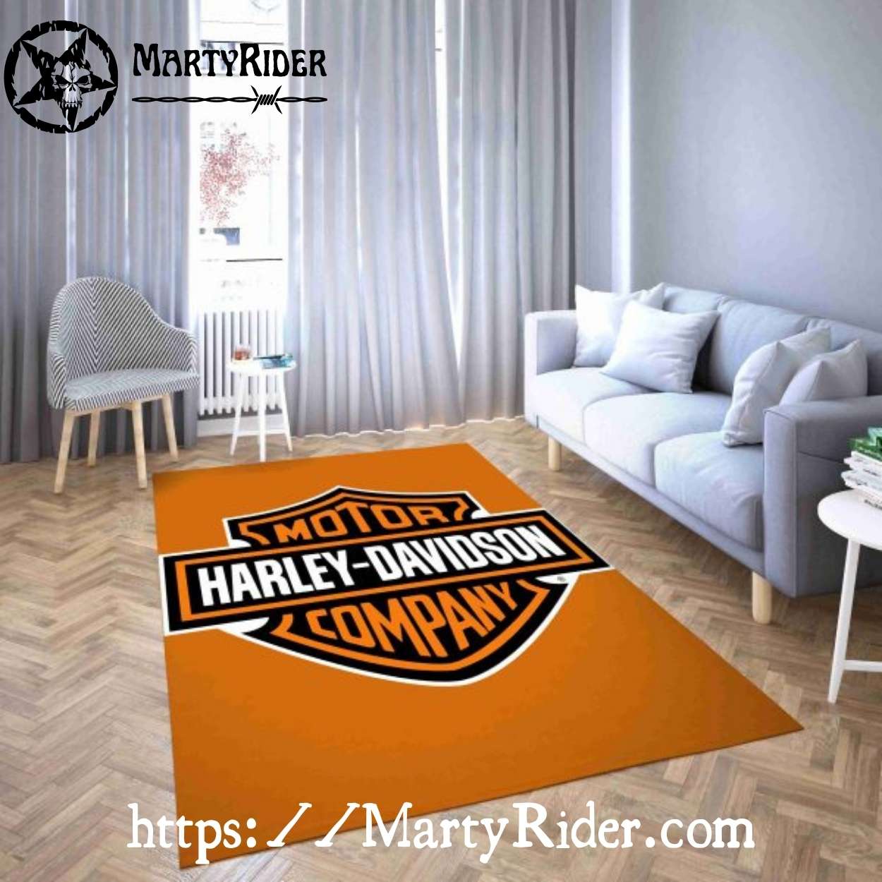 Bold Orange Company Logo Harley Davidson Rugs Bold Orange Company Logo Harley Davidson Rugs