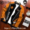 Engine Pattern Texture bomber jacket Harley Davidson Style