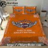 Camo Pattern Harley Davidson Bedding Sets Bold Logo Style