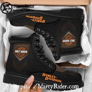 Bronze Chevron Harley Davidson Shoes Timberland Boots