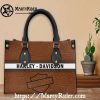 Rustic Wood Style Harley Davidson Leather Purse for Her