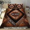 Camo Pattern Harley Davidson Bedding Sets Bold Logo Style