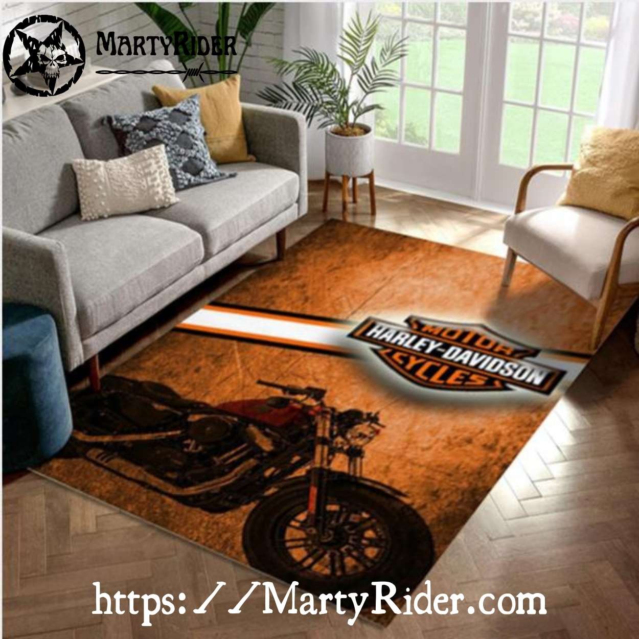 Burnt Orange Fade Logo Harley Davidson Rugs Burnt Orange Fade Logo Harley Davidson Rugs
