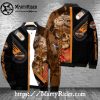 Burnt Skull Rust Style bomber jacket Harley Davidson Jackets