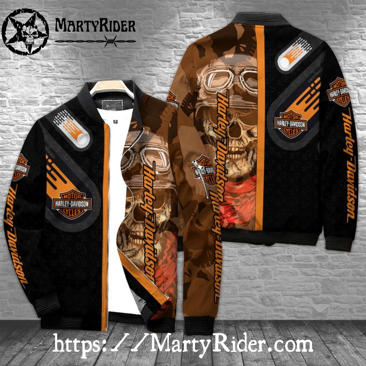 Camo Skull Goggles bomber Harley Davidson Bomber Jackets Camo Skull Goggles bomber Harley Davidson Bomber Jackets