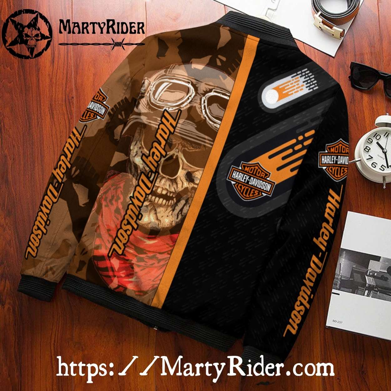 Camo Skull Goggles bomber Harley Davidson Bomber Jackets Camo Skull Goggles bomber Harley Davidson Bomber Jackets
