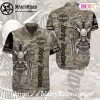 Eagle Landing Harley Davidson Aloha Shirt With Spread Wings Design
