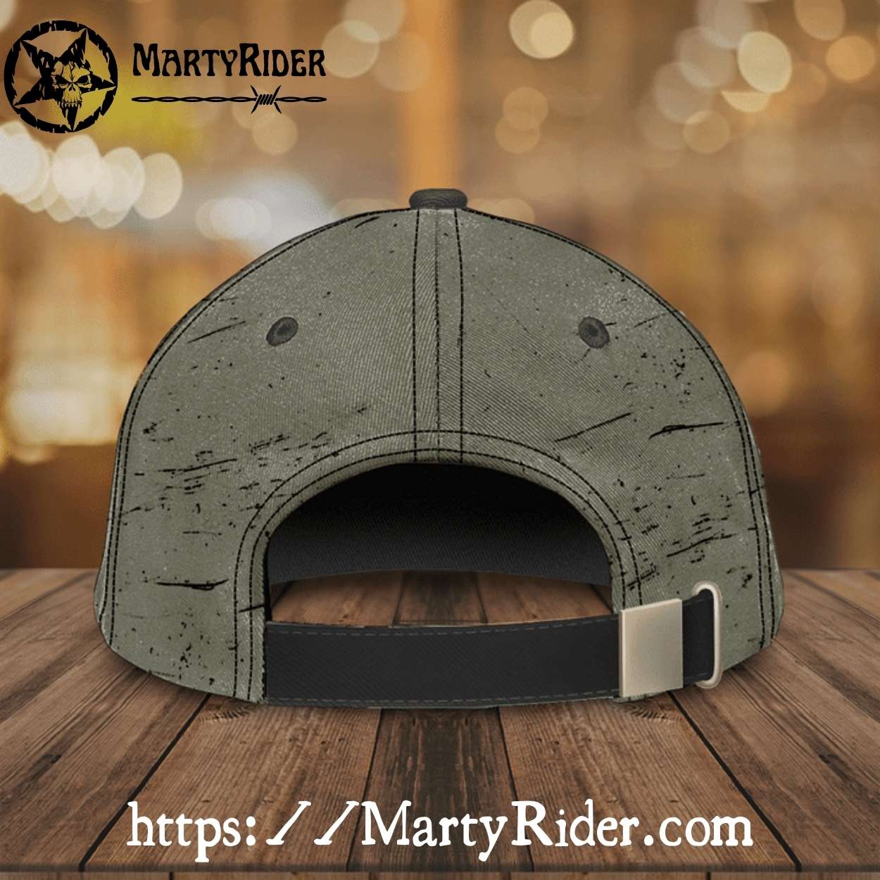 Champion For Life Harley Davidson Caps – Torn Flag Design Champion For Life Harley Davidson Caps – Torn Flag Design