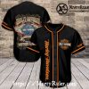 Classic Logo Harley Davidson Baseball Shirt Black Edition