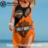 Classic Script Harley Davidson Dresses Sleek Black Style