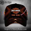 American Legend Eagle Harley Davidson Caps – Orange Design