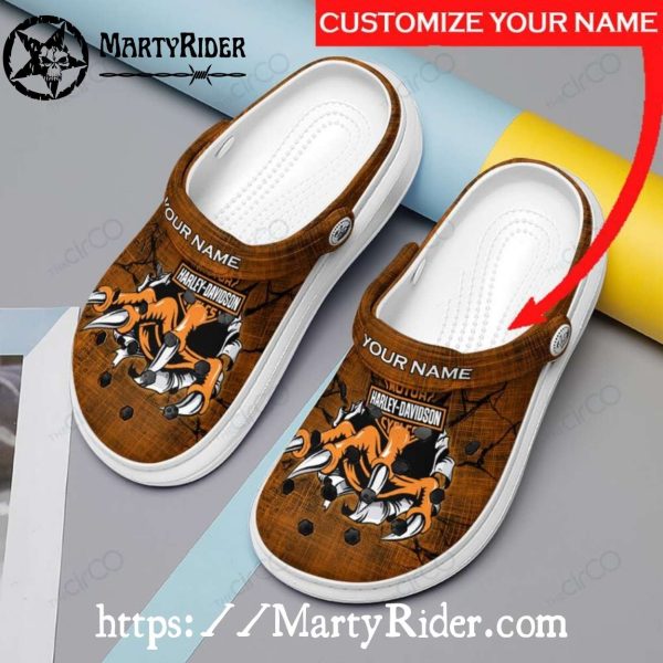 Claw Scratch Harley Davidson Crocs Personalized Style