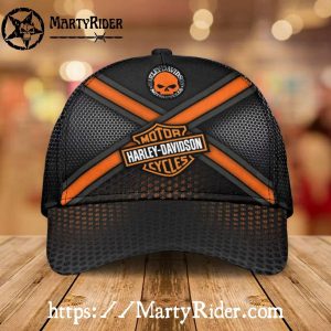 Crisscross Mesh Harley Davidson Caps – Modern Bold Grid