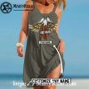 Custom Bold Harley Davidson Dresses Beachwear