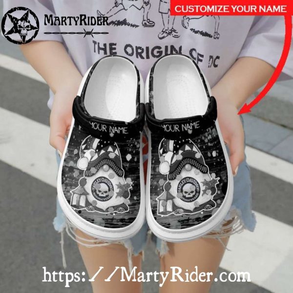 Dark Carnival Harley Davidson Crocs Custom Biker Design