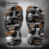 Flaming Ride Harley Davidson Flip Flops Motorcycle Art