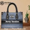 White Checkerboard Style Harley Davidson Leather Bags