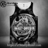 Custom Winged Badge Tank Top Harley Davidson Style