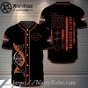 Cracked Asphalt Style Harley Davidson Baseball Jerseys Bold