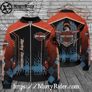Eagle Skull Harley Davidson Bomber Jackets Stylish bomber harley