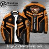 Orange Black Eagle Harley Davidson Bomber Jackets bomber harley