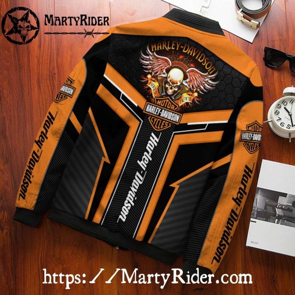 Eagle Skull Harley Davidson Bomber Jackets bomber jacket harley davidson