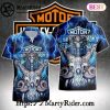 Cool Biker Dad Vintage Harley Davidson Hawaiian Shirt