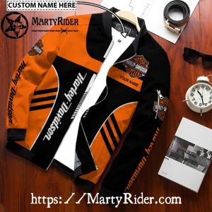 Engine Wing Design bomber Harley Davidson Bomber Jackets 2