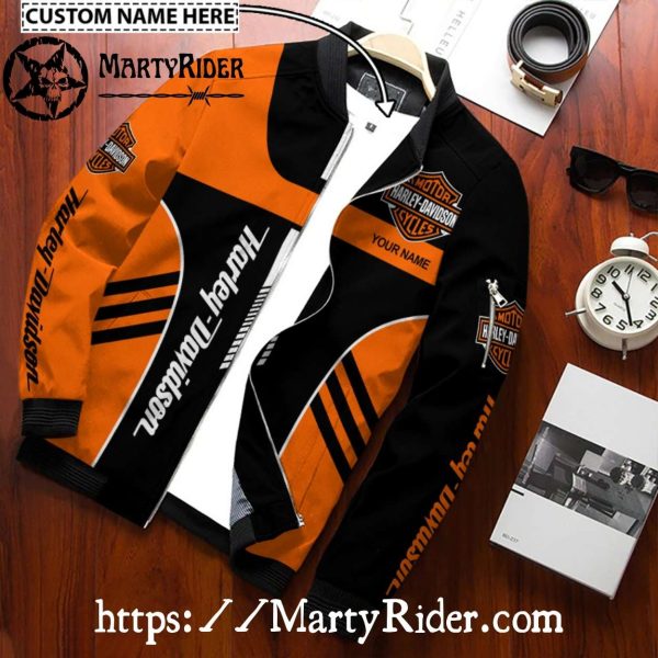 Engine Wing Design bomber Harley Davidson Bomber Jackets