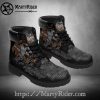 Fiery Skull Flame Harley Davidson Mens Riding Boots