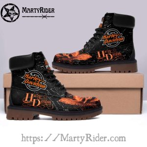 Fiery Eagle Harley Davidson Shoes Timberland Mens Boots