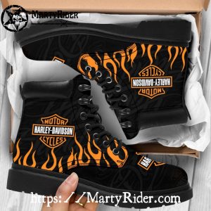 Flame Rider Harley Davidson Shoes Timberland Riding Boots