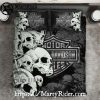Mandala Skull Custom Harley Davidson Bedding Sets Unique