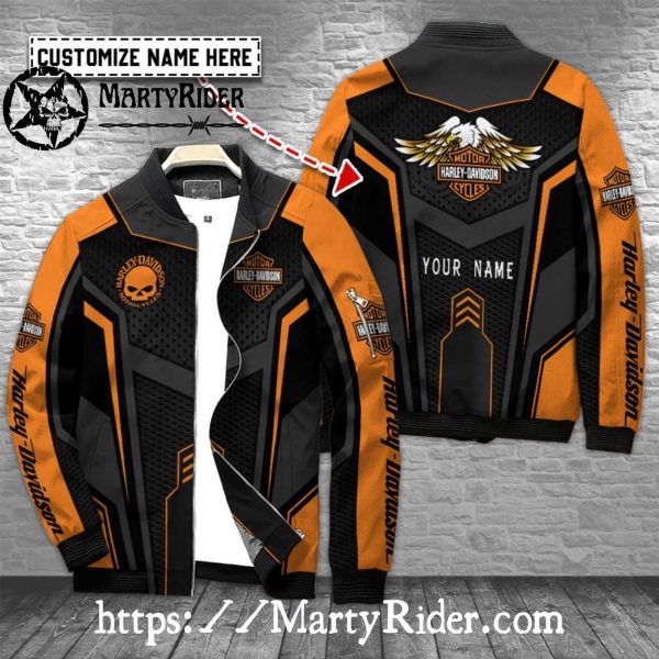 Gold Wings Harley Davidson Bomber Jackets bomber harley design