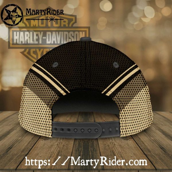 Golden Eagle Rider Harley Davidson Caps – Bold Black Gold